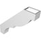 Ekena Millwork 3-in. W x 16-in. D x 16-in. H Valencia Architectural Grade PVC Knee Brace BRCP03X16X16VAL - alternate 5